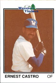 1989 Grand Slam Wausau Timbers #3 Ernest Castro Front