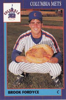 1990 Grand Slam Columbia Mets #22 Brook Fordyce Front