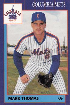 1990 Grand Slam Columbia Mets #24 Mark Thomas Front
