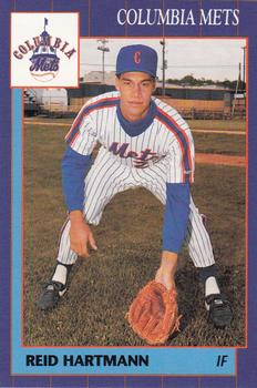 1990 Grand Slam Columbia Mets #8 Reid Hartmann Front
