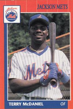 1990 Grand Slam Jackson Mets #27 Terry McDaniel Front