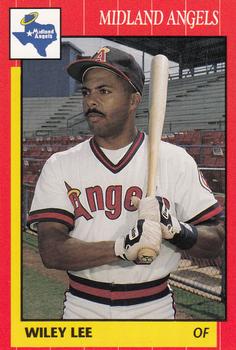 1990 Grand Slam Midland Angels #11 Wiley Lee Front