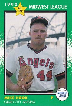 1990 Grand Slam Midwest League All-Stars #35 Mike Hook Front