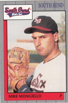 1990 Grand Slam South Bend White Sox #12 Mike Mongiello Front
