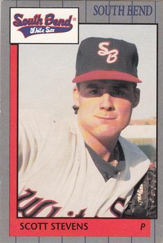 1990 Grand Slam South Bend White Sox #17 Scott Stevens Front