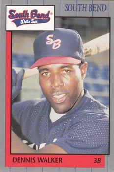 1990 Grand Slam South Bend White Sox #20 Dennis Walker Front