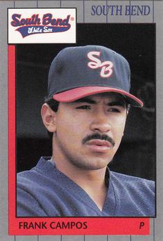 1990 Grand Slam South Bend White Sox #23 Frank Campos Front