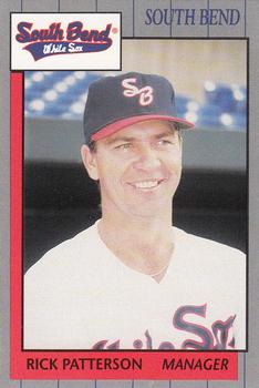 1990 Grand Slam South Bend White Sox #27 Rick Patterson Front