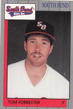 1990 Grand Slam South Bend White Sox #4 Tom Forrester Front