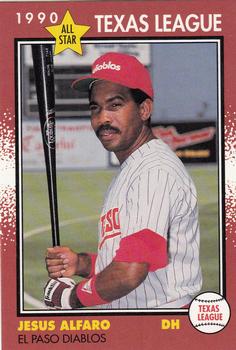 1990 Grand Slam Texas League All-Stars #10 Jesus Alfaro Front