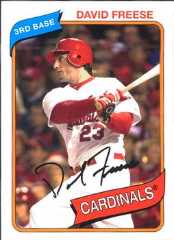 2012 Topps Archives #125 David Freese Front