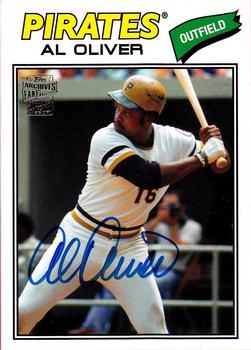 2012 Topps Archives - Fan Favorite Autographs #FFA-AO Al Oliver Front
