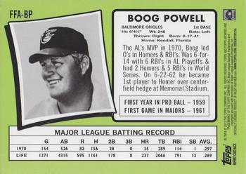 2012 Topps Archives - Fan Favorite Autographs #FFA-BP Boog Powell Back