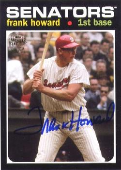 2012 Topps Archives - Fan Favorite Autographs #FFA-FH Frank Howard Front