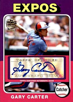 2012 Topps Archives - Fan Favorite Autographs #FFA-GC Gary Carter Front