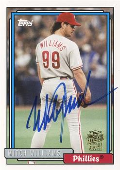 2012 Topps Archives - Fan Favorite Autographs #FFA-MWI Mitch Williams Front