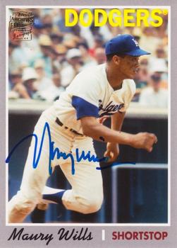 2012 Topps Archives - Fan Favorite Autographs #FFA-MW Maury Wills Front