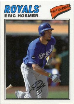 2012 Topps Archives - Cloth Stickers #77C-EH Eric Hosmer Front