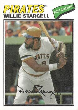 2012 Topps Archives - Cloth Stickers #77C-WS Willie Stargell Front