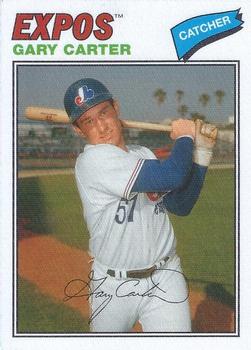 2012 Topps Archives - Cloth Stickers #77C-GC Gary Carter Front