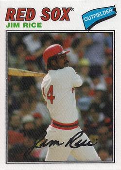 2012 Topps Archives - Cloth Stickers #77C-JR Jim Rice Front
