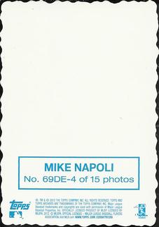 2012 Topps Archives - Deckle Edge #69DE-4 Mike Napoli Back