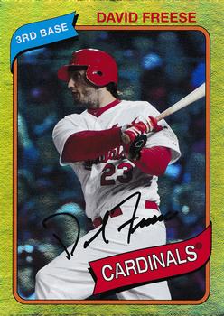 2012 Topps Archives - Gold Foil #125 David Freese Front