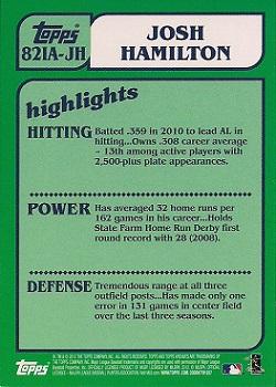 2012 Topps Archives - In Action #82IA-JH Josh Hamilton Back