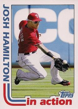 2012 Topps Archives - In Action #82IA-JH Josh Hamilton Front
