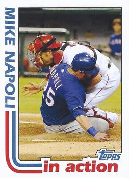 2012 Topps Archives - In Action #82IA-MN Mike Napoli Front