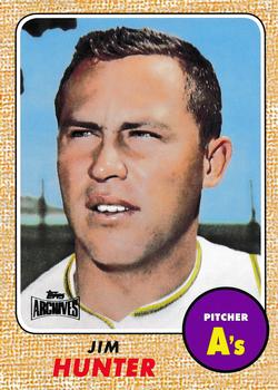 2012 Topps Archives - Reprints #385 Catfish Hunter Front