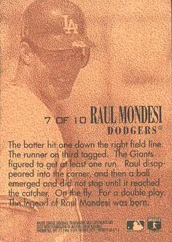1996 E-Motion XL - D-Fense #7 Raul Mondesi Back