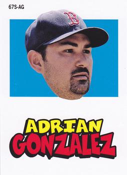2012 Topps Archives - Stickers #67S-AG Adrian Gonzalez Front