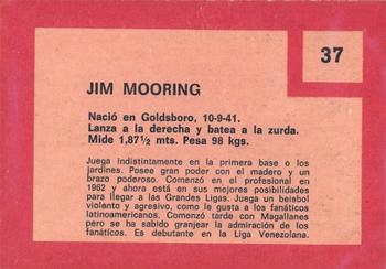 1967 Topps Venezuelan #37 Jim Mooring Back