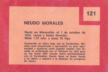 1967 Topps Venezuelan #121 Nuedo Morales Back
