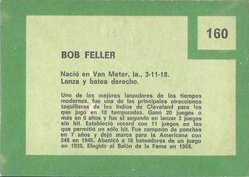 1967 Topps Venezuelan #160 Bob Feller Back