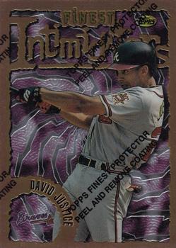 1996 Finest #56 David Justice Front
