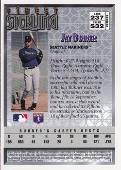 1996 Finest #237 Jay Buhner Back