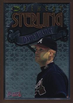 1996 Finest #248 David Justice Front