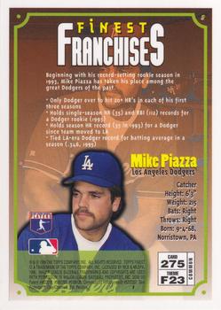 1996 Finest #275 Mike Piazza Back