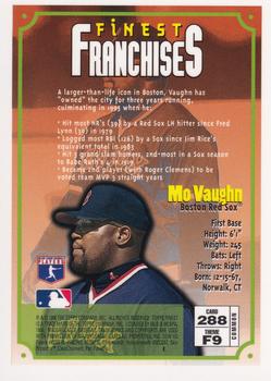 1996 Finest #288 Mo Vaughn Back