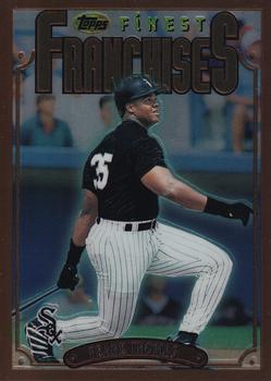 1996 Finest #322 Frank Thomas Front