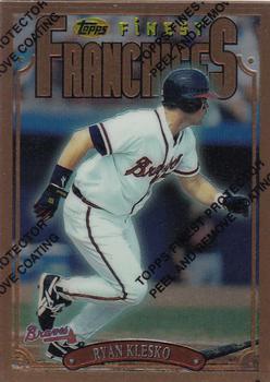 1996 Finest #333 Ryan Klesko Front