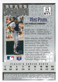 1996 Finest #11 Mike Piazza Back
