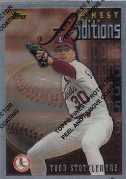 1996 Finest #239 Todd Stottlemyre Front