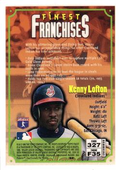 1996 Finest #327 Kenny Lofton Back