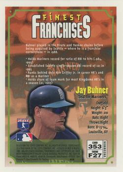 1996 Finest #353 Jay Buhner Back