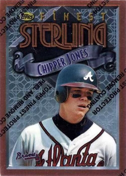 1996 Finest #16 Chipper Jones Front