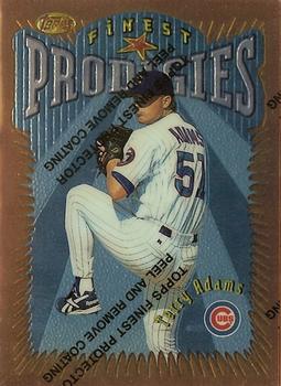 1996 Finest #212 Terry Adams Front
