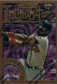 1996 Finest #40 Fred McGriff Front